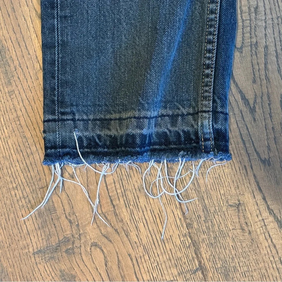 Levi's Orange Tab Jeans 27 x 27 505C Distressed  Medium Wash Grunge Punk‎ Slim - Picture 7 of 16